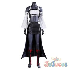 画像2: ティファ・ロックハート　黒魔道士　コスプレ衣装　ファイナルファンタジーVII リベレーション　コスチューム　JUJUcosplay (2)