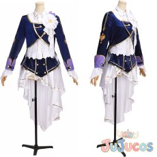 画像1: Vtuber　白雪巴　4th Anniversary LIVE　FANTASIA　コスプレ衣装　バーチャルYouTuber　コスチューム　JUJUcosplay (1)