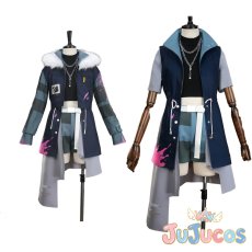 画像1: 小豆沢こはね　ROOKIE SURVIVOR　褒められちゃった♪　コスプレ衣装　プロジェクトセカイ カラフルステージ！ feat. 初音ミク　コスチューム　JUJUcosplay (1)