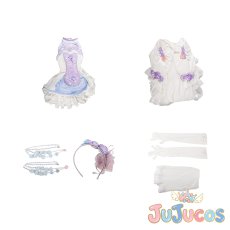 画像5: エミリア　ウェディングVer.　コスプレ衣装　Re:ゼロから始める異世界生活　コスチューム　JUJUcosplay (5)