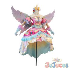 画像2: 虹野ゆめ　レインボーエトワールコーデ　コスプレ衣装　アイカツスターズ!　コスチューム　JUJUcosplay (2)