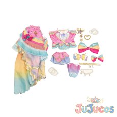 画像4: 虹野ゆめ　レインボーエトワールコーデ　コスプレ衣装　アイカツスターズ!　コスチューム　JUJUcosplay (4)