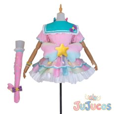 画像4: 夢川ゆい　ファンタジータイムサイリウムコーデ　コスプレ衣装　アイドルタイムプリパラ　コスチューム　JUJUcosplay (4)