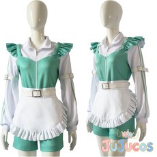 画像1: シンボリルドルフ　ジャージメイド服　Cute Jersey Collection　コスプレ衣装　ウマ娘プリティーダービー　コスチューム　JUJUcosplay (1)