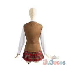 画像4: 蒼井えりか　コスプレ衣装　ヘブンバーンズレッド　コスチューム　JUJUcosplay (4)