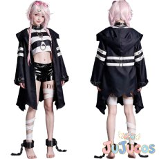画像1: VTuber　椎名唯華　Cellmate　手錠なし　コスプレ衣装　バーチャルYouTuber　コスチューム　JUJUcosplay (1)