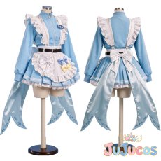 画像1: VTuber　天宮こころ　ジャージメイド　コスプレ衣装　バーチャルYouTuber　コスチューム　JUJUcosplay (1)
