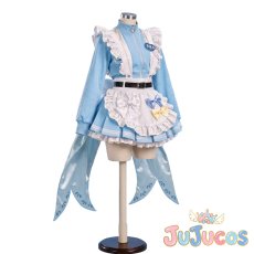 画像2: VTuber　天宮こころ　ジャージメイド　コスプレ衣装　バーチャルYouTuber　コスチューム　JUJUcosplay (2)