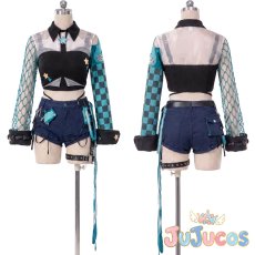 画像1: Vtuber　輪堂千速　hololive production official shop in Harajuku　コスプレ衣装　バーチャルYouTuber　コスチューム　JUJUcosplay (1)