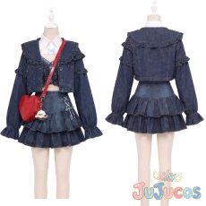画像1: Vtuber　水面まどか　うみゃみー新衣装　コスプレ衣装　バーチャルYouTuber　コスチューム　JUJUcosplay (1)