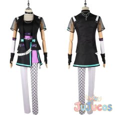 画像1: ロック　朝日六花　Rampage!!!　コスプレ衣装　BanG Dream!（バンドリ！）　コスチューム　JUJUcosplay (1)