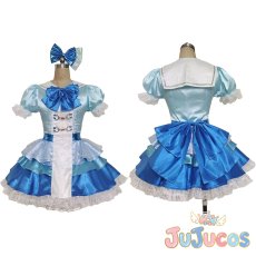 画像1: Aqours　渡辺曜　4th LIVE　ダイスキだったらダイジョウブ！　コスプレ衣装　ラブライブ！サンシャイン!!　コスチューム　JUJUcosplay (1)