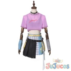 画像2: 梅里ちえり　一家Dumb_Rock!　コスプレ衣装　バンドリ！アワーノーツ（BanG Dream! Our Notes）　コスチューム　JUJUcosplay (2)