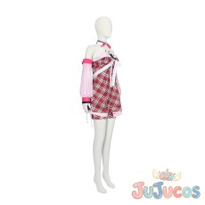 画像3: 桃井愛莉　Lovely Plaid　心からの涙を　アナザー1　コスプレ衣装　プロジェクトセカイ カラフルステージ！ feat. 初音ミク　コスチューム　JUJUcosplay (3)