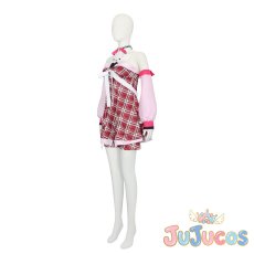 画像4: 桃井愛莉　Lovely Plaid　心からの涙を　アナザー1　コスプレ衣装　プロジェクトセカイ カラフルステージ！ feat. 初音ミク　コスチューム　JUJUcosplay (4)