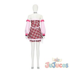 画像5: 桃井愛莉　Lovely Plaid　心からの涙を　アナザー1　コスプレ衣装　プロジェクトセカイ カラフルステージ！ feat. 初音ミク　コスチューム　JUJUcosplay (5)
