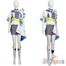 画像1: 初音ミク　see-p-ta-ni-ka stars　コスプレ衣装　プロジェクトセカイ カラフルステージ！ feat. 初音ミク　コスチューム　JUJUcosplay (1)