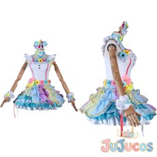 画像1: Love U my friends　桜坂しずく　コスプレ衣装　ラブライブ！虹ヶ咲学園スクールアイドル同好会　コスチューム　JUJUcosplay (1)