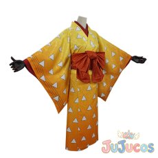 画像3: 花街　吉原の遊郭　我妻善逸　コスプレ衣装　鬼滅の刃　コスチューム　JUJUcosplay (3)