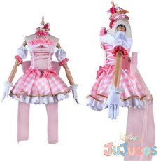 画像1: 虹ヶ咲学園スクールアイドル同好会　上原歩夢　コスプレ衣装　ラブライブ!スクールアイドルフェスティバルALL STARS　コスチューム　JUJUcosplay (1)