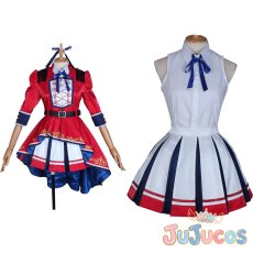 画像1: 9th Anniversary LIVE　μ’s　園田海未　コスプレ衣装　ラブライブ! School idol project　コスチューム　JUJUcosplay (1)