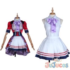 画像1: 9th Anniversary LIVE　μ’s　東條希　コスプレ衣装　ラブライブ! School idol project　コスチューム　JUJUcosplay (1)