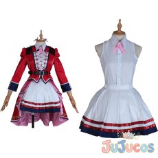 画像1: 9th Anniversary LIVE　μ’s　矢澤にこ　コスプレ衣装　ラブライブ! School idol project　コスチューム　JUJUcosplay (1)