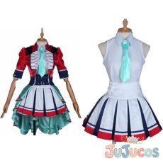 画像1: 9th Anniversary LIVE　μ’s　小泉花陽　コスプレ衣装　ラブライブ! School idol project　コスチューム　JUJUcosplay (1)
