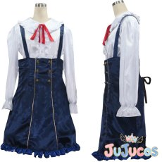 画像1: 桜守歌織　コスプレ衣装　アイドルマスター ミリオンライブ！　コスチューム　JUJUcosplay (1)