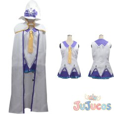 画像1: 雪ミク　コスプレ衣装　VOCALOID　コスチューム　JUJUcosplay (1)