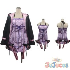 画像1: シャチクノ☆ポップ　結月ゆかり　コスプレ衣装　VOCALOID　コスチューム　JUJUcosplay (1)