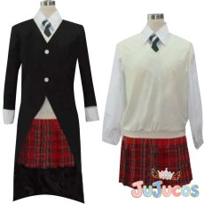 画像1: マカ=アルバーン　コスプレ衣装　ソウルイーター　コスチューム　JUJUcosplay (1)