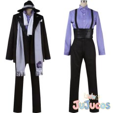 画像1: オクタヴィネル寮　フロイド・リーチ　Floyd Leech　寮服　コスプレ衣装　ツイステッドワンダーランド　コスチューム　JUJUcosplay (1)