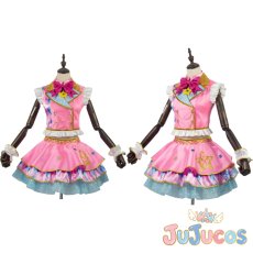 画像1: 虹野ゆめ　コスプレ衣装　アイカツスターズ!　コスチューム　JUJUcosplay (1)