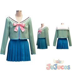 画像1: 青春学園中等部　青学女子制服　コスプレ衣装　テニスの王子様　コスチューム　JUJUcosplay (1)