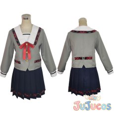 画像1: ジュニアハイスクールメイト　望月杏奈　水瀬伊織　伴田路子(ロコ)　佐竹美奈子　北沢志保　エミリー・スチュアート　制服　コスプレ衣装　アイドルマスター ミリオンライブ！　コスチューム　JUJUcosplay (1)