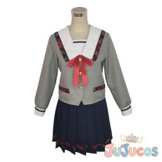 画像2: ジュニアハイスクールメイト　望月杏奈　水瀬伊織　伴田路子(ロコ)　佐竹美奈子　北沢志保　エミリー・スチュアート　制服　コスプレ衣装　アイドルマスター ミリオンライブ！　コスチューム　JUJUcosplay (2)