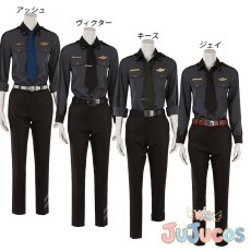 画像1: アッシュ・オルブライト　ジェイ・キッドマン　キース・マックス　ヴィクター・ヴァレンタイン　コスプレ衣装　エリオスライジングヒーローズ　コスチューム　JUJUcosplay (1)