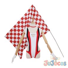 画像11: TYPE-MOON　Racing ver.　玉藻の前　ネロ・クラウディウス　コスプレ衣装　Fate/EXTELLA　コスチューム　JUJUcosplay (11)