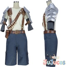 画像1: FINAL FANTASY VII　FF7 リメイク　ウェッジ　コスプレ衣装　ファイナルファンタジーVII リメイク　コスチューム　JUJUcosplay (1)