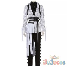 画像2: オクタヴィネル寮　ハロウィン限定衣装　スケアリー・ドレス　アズール・アーシェングロット　Azul Ashengrotto　フロイド・リーチ　Floyd Leech　ジェイド・リーチ　Jade Leech　コスプレ衣装　ツイステッドワンダーランド　コスチューム　JUJUcosplay (2)
