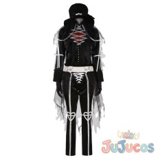 画像2: ハーツラビュル寮　ハロウィン限定衣装　スケアリー・ドレス　エース・トラッポラ　Ace Trappola　デュース・スペード　Deuce Spade　リドル・ローズハート　Riddle Rosehearts　トレイ・クローバー　Trey Clover　コスプレ衣装　ツイステッドワンダーランド　コスチューム　JUJUcosplay (2)