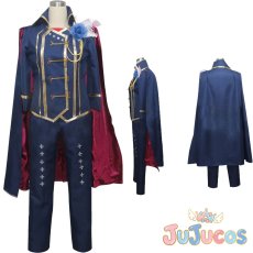 画像1: あんスタ　反逆！王の騎行　月永レオ　コスプレ衣装　あんさんぶるスターズ！　コスチューム　JUJUcosplay (1)
