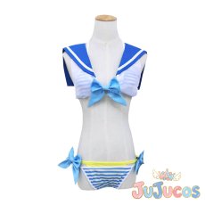 画像2: VTuber　湊あくあ　水着　コスプレ衣装　バーチャルYouTuber　コスチューム　JUJUcosplay (2)