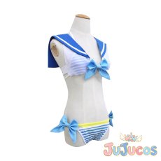 画像4: VTuber　湊あくあ　水着　コスプレ衣装　バーチャルYouTuber　コスチューム　JUJUcosplay (4)