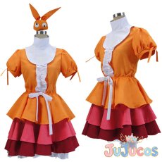 画像1: 斧乃木余接　コスプレ衣装　憑物語　コスチューム　JUJUcosplay (1)