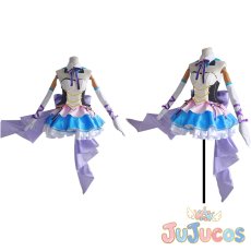 画像1: エミリア　アイドルVer　コスプレ衣装　Re:ゼロから始める異世界生活　コスチューム　JUJUcosplay (1)