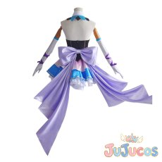 画像4: エミリア　アイドルVer　コスプレ衣装　Re:ゼロから始める異世界生活　コスチューム　JUJUcosplay (4)