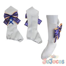 画像5: エミリア　アイドルVer　コスプレ衣装　Re:ゼロから始める異世界生活　コスチューム　JUJUcosplay (5)