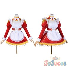 画像1: FGO　ネロ・クラウディウス　メイド服　コスプレ衣装　Fate/Grand Order　コスチューム　JUJUcosplay (1)